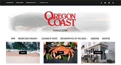 Desktop Screenshot of oregoncoastmagazine.com